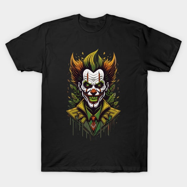 Psychotic Clown T-Shirt by DeathAnarchy